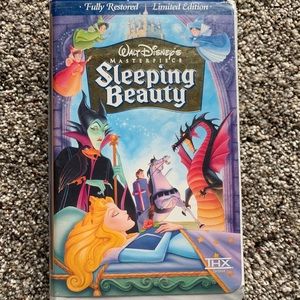 Disney Masterpiece Sleeping Beauty VHS Limited Ed